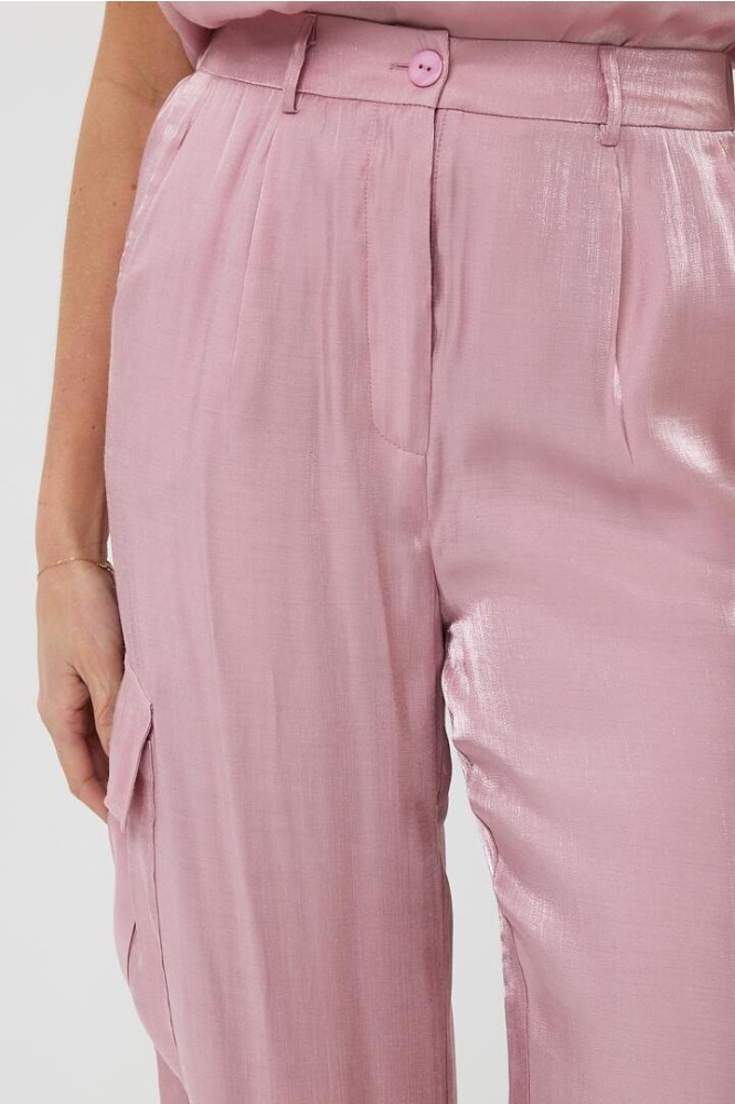 TROUSERS CARGO SILKY TOUCH HS25 28202 526 pastel pink